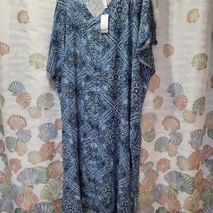 Sleep by Cacique blue and white Kaftan